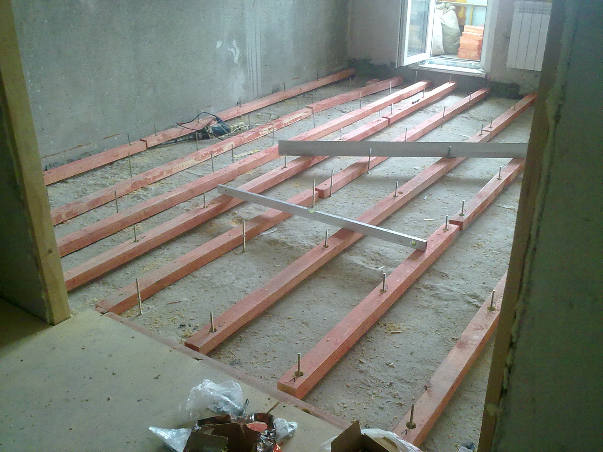 Монтаж деревянного пола на лагах - Москва, Московская область ...